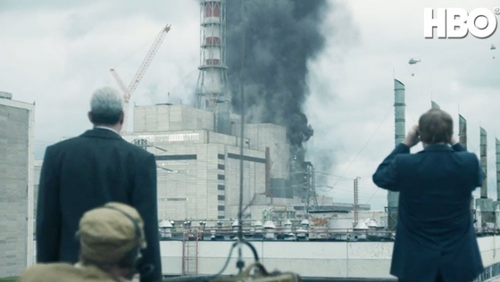 Screen shot from the HBO 2018 series "Chernobyl."